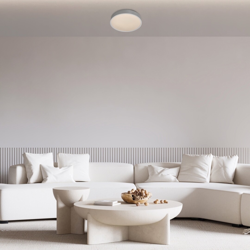 Rabalux - Світлодіодний стельовий світильник LED/18W/230V IP44 4000K срібний діаметр 28 cm