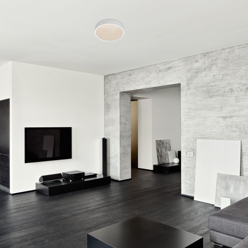 Rabalux - Светодиодный потолочный светильник с датчиком LED/19W/230V IP44 4000K диаметр 28,5 см белый