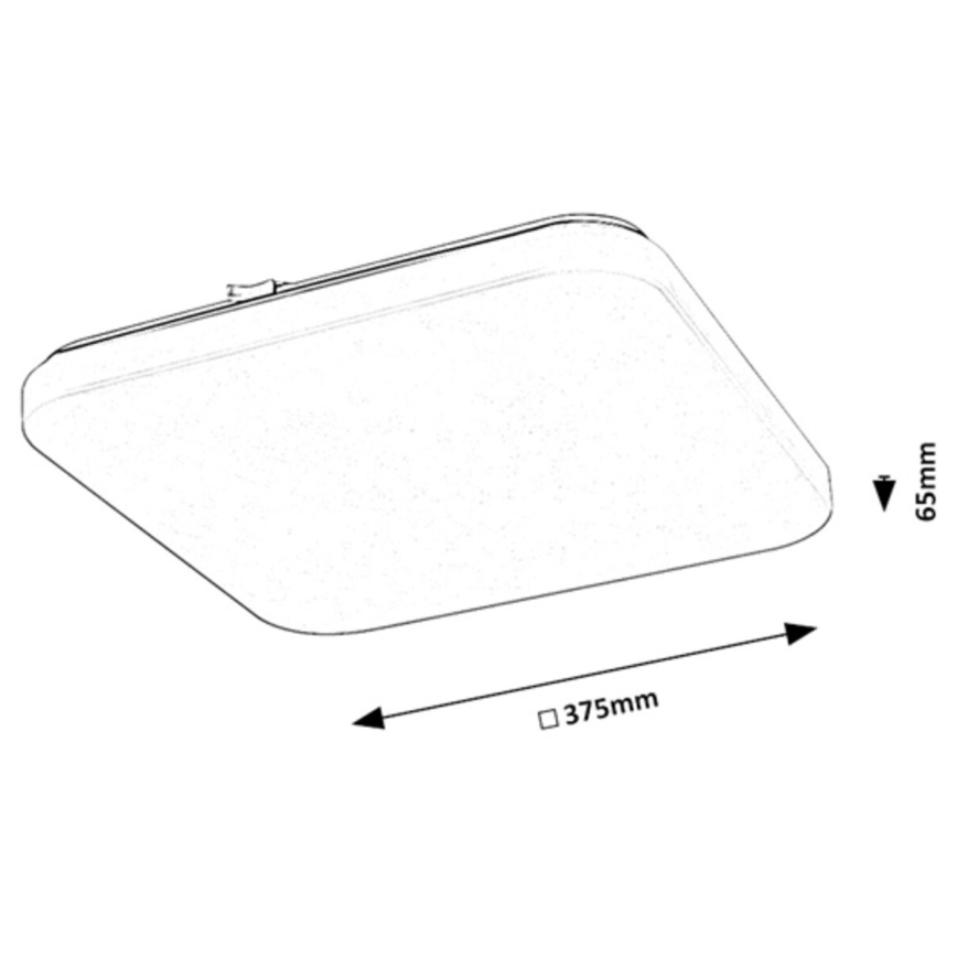 Rabalux - Світильник стельовий LED з сенсором LED/24W/230V 4000K 37x37см