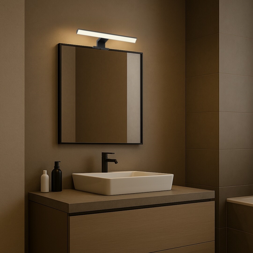 Rabalux - LED освещение для зеркала в ванной LED/6 Вт/230 В IP44 30 см черное