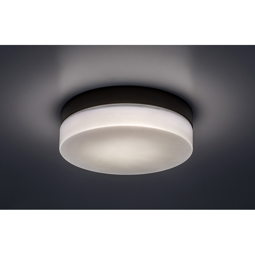 Rabalux - Світлодіодний стельовий світильник для ванної кімнати LED/15W/230V IP44 4000K діаметр 23 см чорний