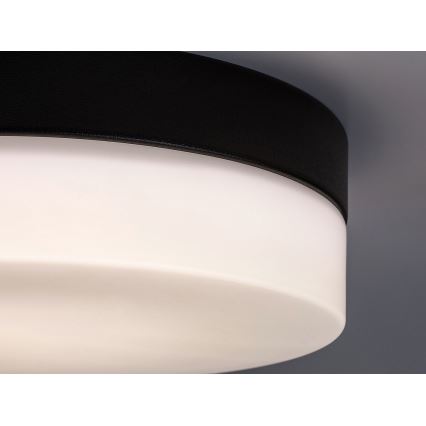 Rabalux - Світлодіодний стельовий світильник для ванної кімнати LED/15W/230V IP44 4000K діаметр 23 см чорний