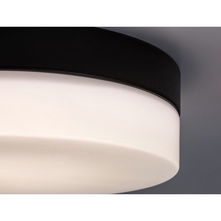 Rabalux - Світлодіодний стельовий світильник для ванної кімнати LED/15W/230V IP44 4000K діаметр 23 см чорний