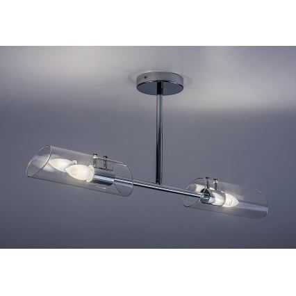 Rabalux - Люстра на штанзі для ванної кімнати 2xE14/12W/230V IP44 глянцевий хром