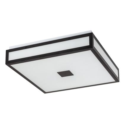 Rabalux - Світлодіодний стельовий світильник для ванної кімнати LED/24W/230V IP44 4000K 40x40 см чорний
