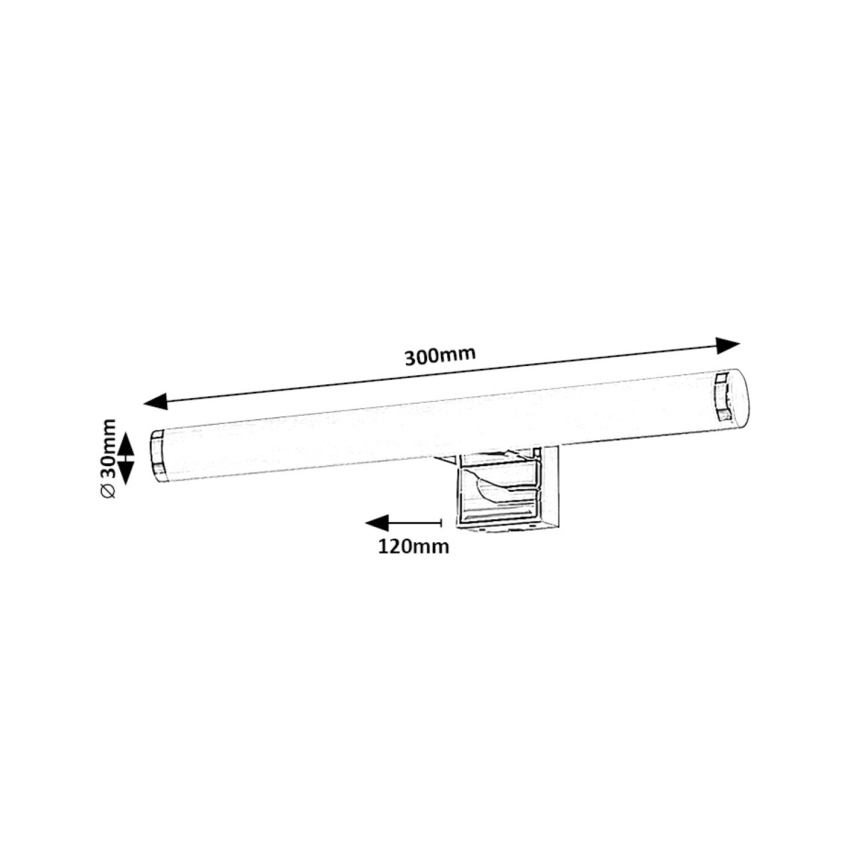 Rabalux - LED Підсвітка для дзеркала для ванної LED/5W/230V IP44