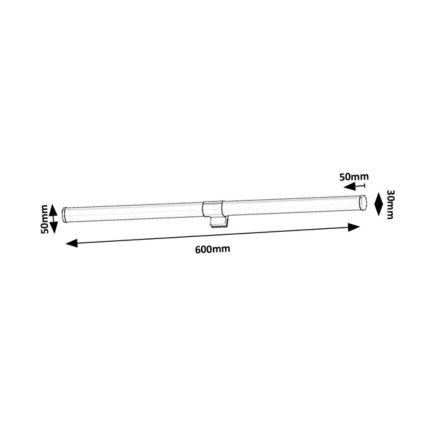 Rabalux - LED-світильник для дзеркала у ванній LED/8W/230V IP44 60 cm