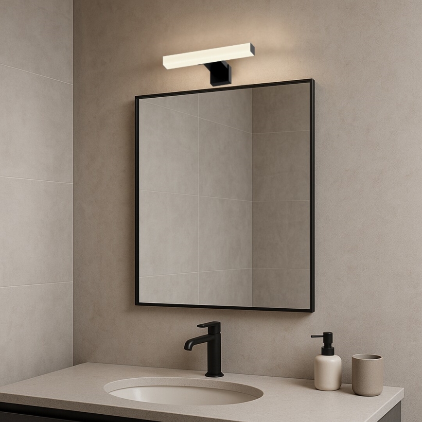 Rabalux - LED-підсвітка для дзеркала у ванній LED/4W/230V IP44 20 cm чорна