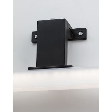 Rabalux - LED підсвітка дзеркала для ванної кімнати LED/9W/230V IP44 60 cm чорна