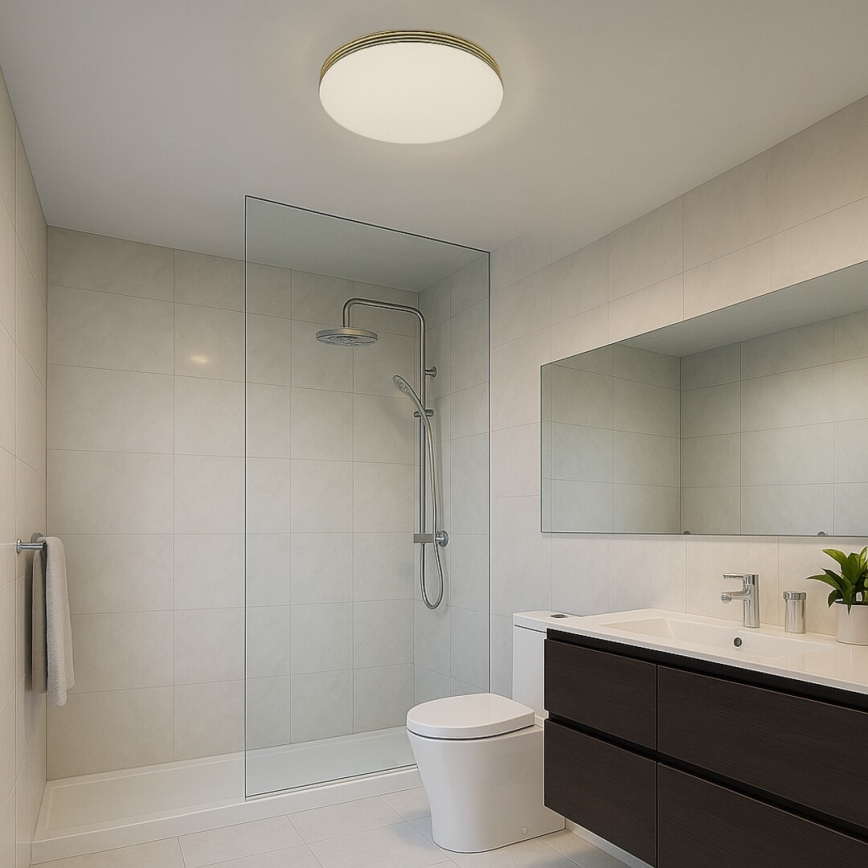 Rabalux - LED стельовий світильник для ванної кімнати LED/18W/230V IP44, діаметр 34 см