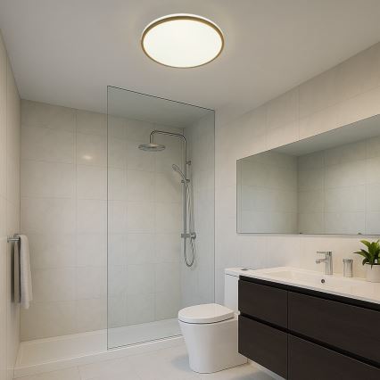 Rabalux - потолочный LED-светильник для ванной комнаты, 18 Вт, 230 В, класс защиты IP44, диаметр 34 см