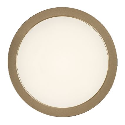 Rabalux - потолочный LED-светильник для ванной комнаты, 24 Вт/230 В, Ø 22 см, IP44, золотой