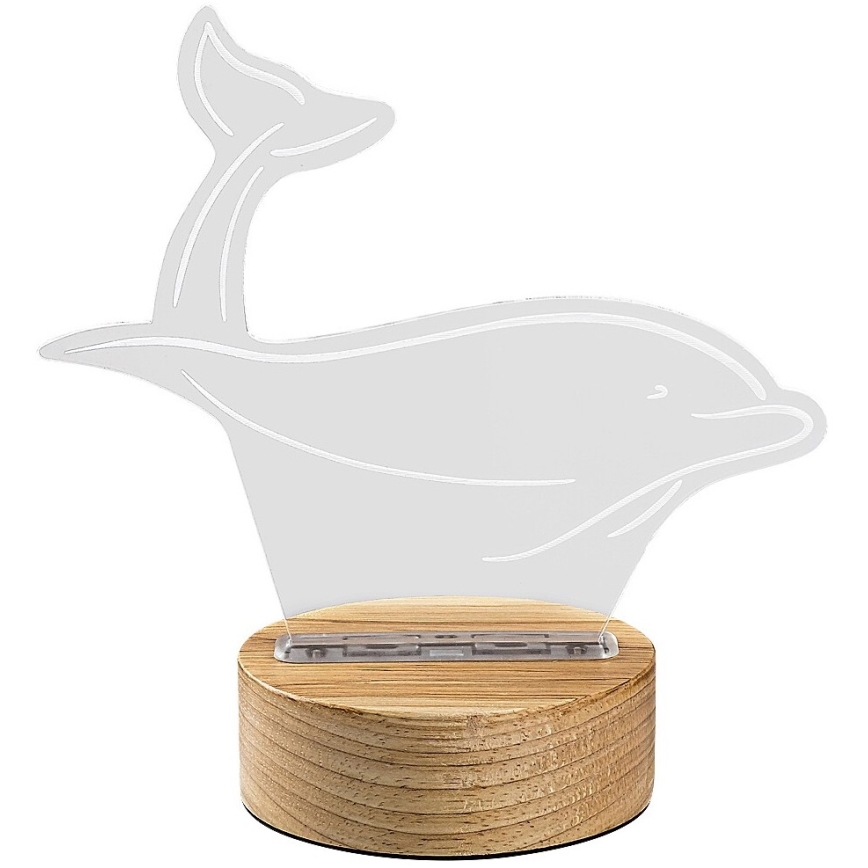 Rabalux - Дитяча світлодіодна настільна лампа LED/2W/5V 3000K dolphin бук
