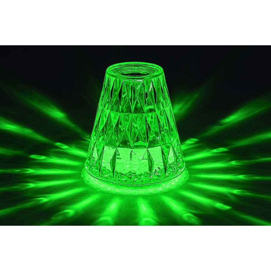 Rabalux - LED RGB Настільна акумуляторна лампа з регулюванням яскравості LED/2W/5V/3xAAA 3000K