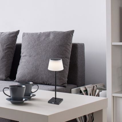 Rabalux - Світлодіодна регульована настільна лампа з акумулятором LED/4W/3,7V 1800 mAh 3000-5000K IP44 чорна