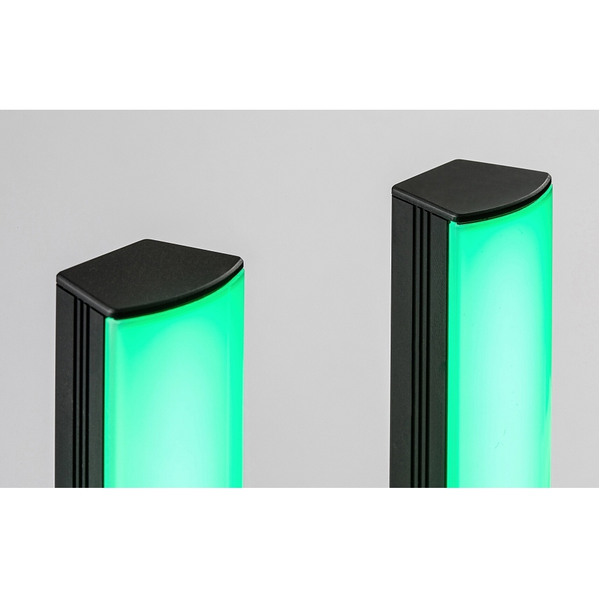 Rabalux - НАБІР 2x LED RGB Настільна лампа з регулюванням яскравості PACO LED/5W/5V + пульт дистанційного керування