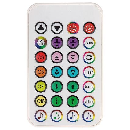 Rabalux - НАБОР 2x Светодиодная настольная RGB-лампа с регулированием яркости PACO LED/5W/5V + дистанционное управление