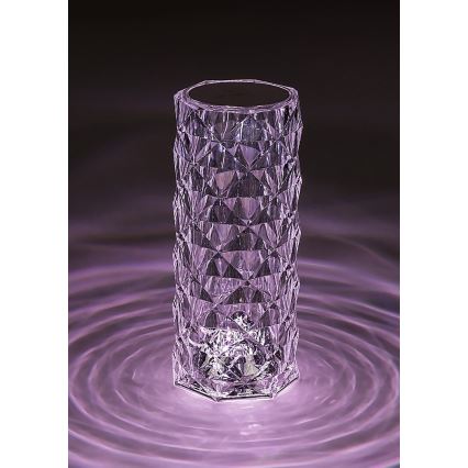 Rabalux 76015 - LED RGB Настільна акумуляторна лампа з регулюванням яскравості SIGGY LED/1,5W/3,7V 800 mAh