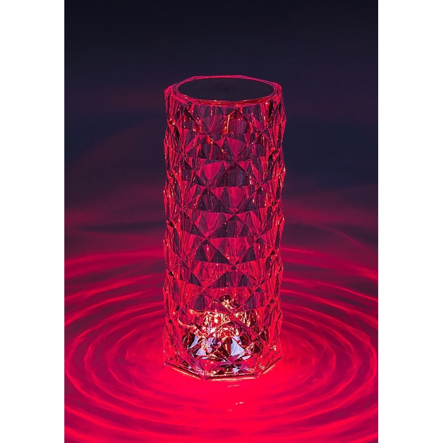 Rabalux 76015 - LED RGB Настільна акумуляторна лампа з регулюванням яскравості SIGGY LED/1,5W/3,7V 800 mAh