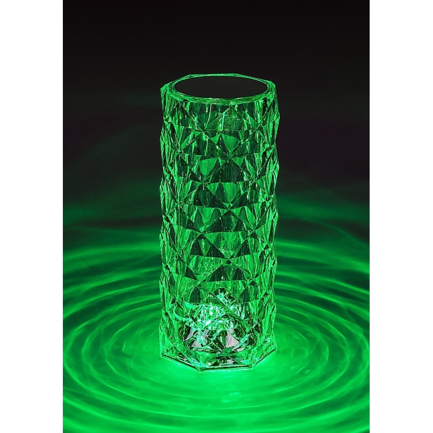 Rabalux 76015 - LED RGB Настільна акумуляторна лампа з регулюванням яскравості SIGGY LED/1,5W/3,7V 800 mAh