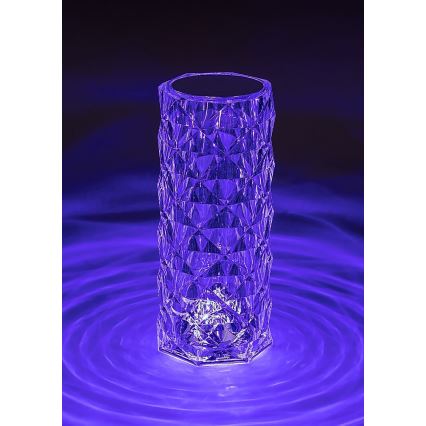Rabalux 76015 - LED RGB Настільна акумуляторна лампа з регулюванням яскравості SIGGY LED/1,5W/3,7V 800 mAh