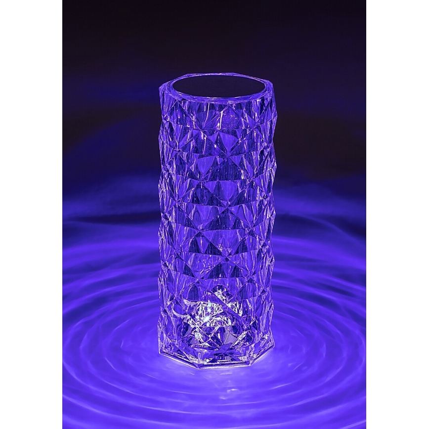 Rabalux 76015 - LED RGB Настільна акумуляторна лампа з регулюванням яскравості SIGGY LED/1,5W/3,7V 800 mAh