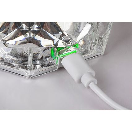 Rabalux 76015 - LED RGB Настільна акумуляторна лампа з регулюванням яскравості SIGGY LED/1,5W/3,7V 800 mAh