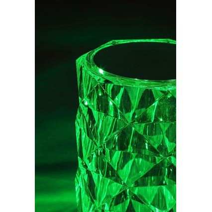 Rabalux 76015 - Светодиодная настольная аккумуляторная RGB-лампа с регулированием яркости SIGGY LED/1,5W/3,7V 800 mAh