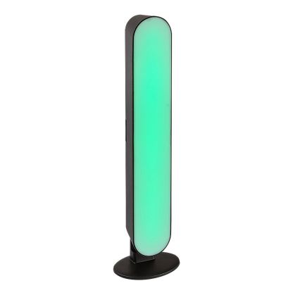 Rabalux - LED RGB Настільна акумуляторна лампа з регулюванням яскравості LED/3W/5V чорний