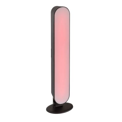 Rabalux - Светодиодная аккумуляторная настольная RGB-лампа с регулированием яркости LED/3W/5V черный + дистанционное управление