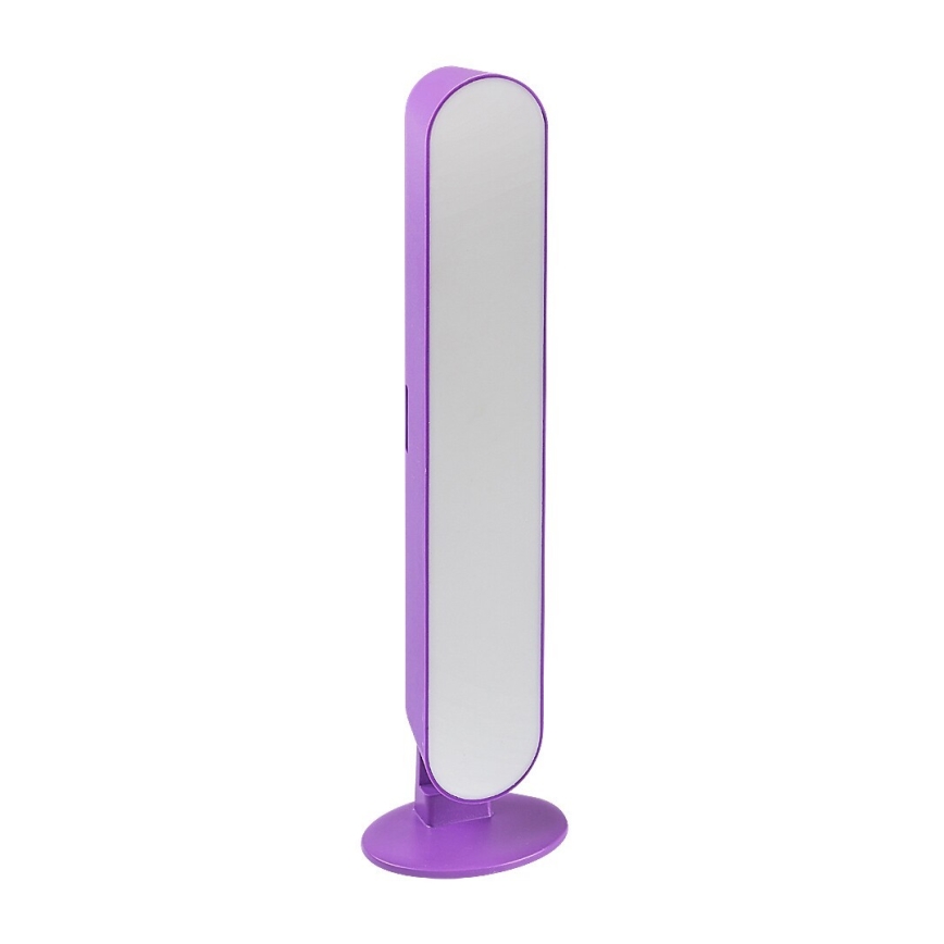 Rabalux - Светодиодная настольная RGB-лампа с регулированием яркости LED/3W/5V фиолетовый + дистанционное управление