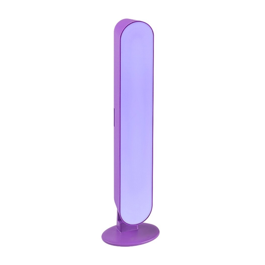 Rabalux - Светодиодная настольная RGB-лампа с регулированием яркости LED/3W/5V фиолетовый + дистанционное управление
