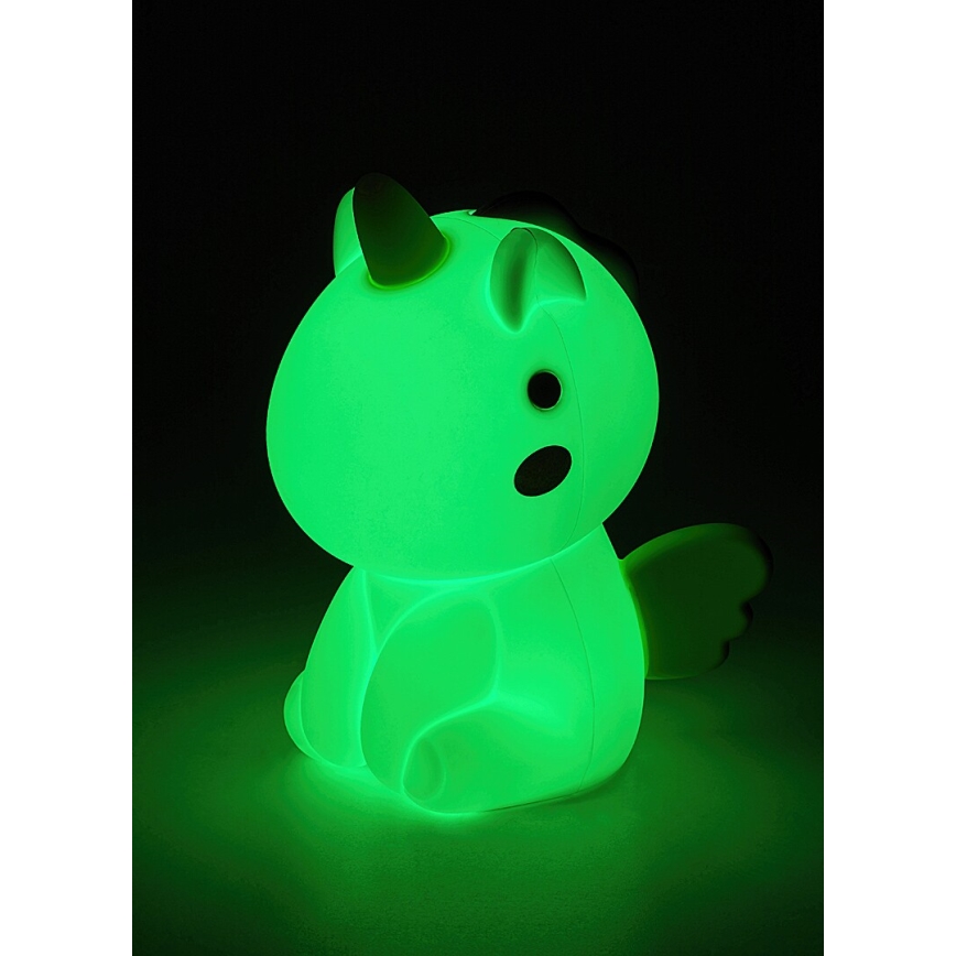 Rabalux - LED RGB Дитяча акумуляторна сенсорна лампа з регулюванням яскравості LED/0,45W/5V