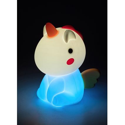 Rabalux - LED RGB Дитяча акумуляторна сенсорна лампа з регулюванням яскравості LED/0,45W/5V