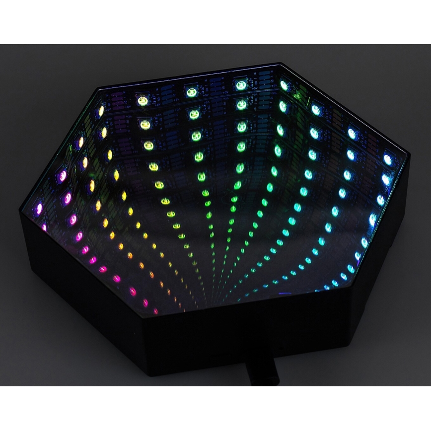 Rabalux - LED RGB Настільна лампа з регулюванням яскравості LED/1W/5V/3xAA + пульт дистанційного керування