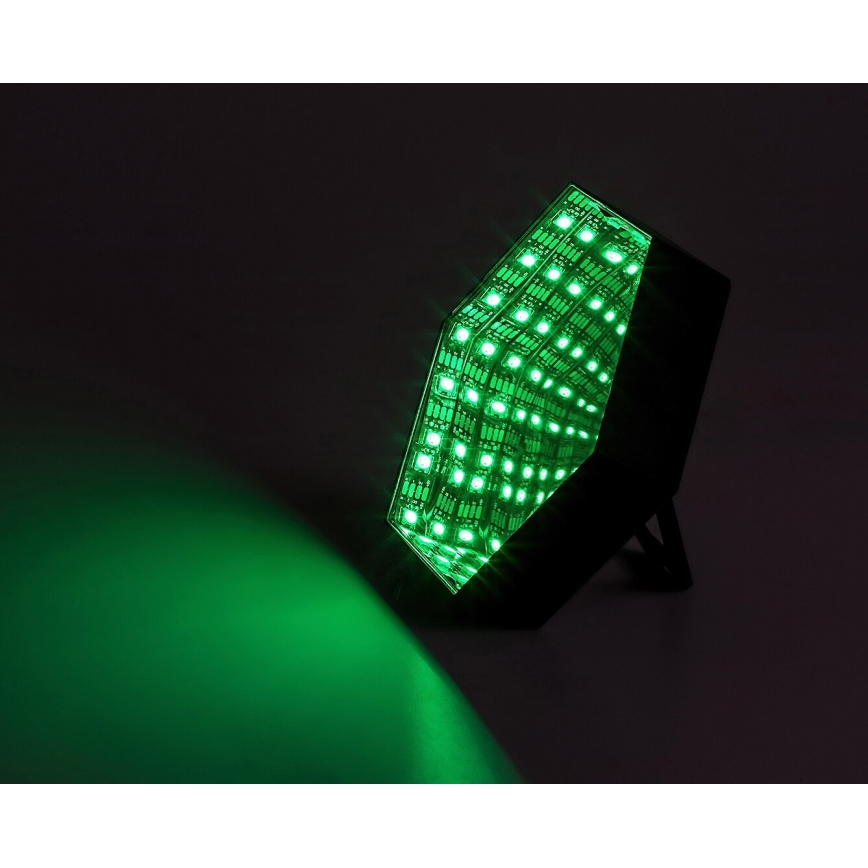 Rabalux - LED RGB Настільна лампа з регулюванням яскравості LED/1W/5V/3xAA + пульт дистанційного керування