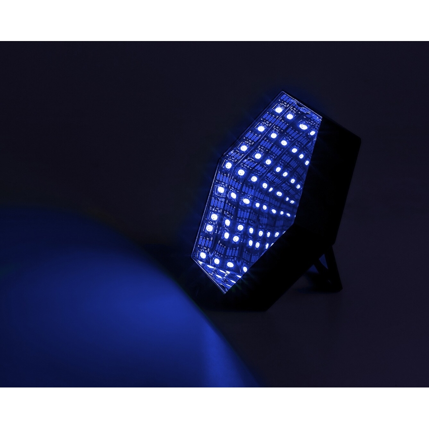 Rabalux - LED RGB Настільна лампа з регулюванням яскравості LED/1W/5V/3xAA + пульт дистанційного керування