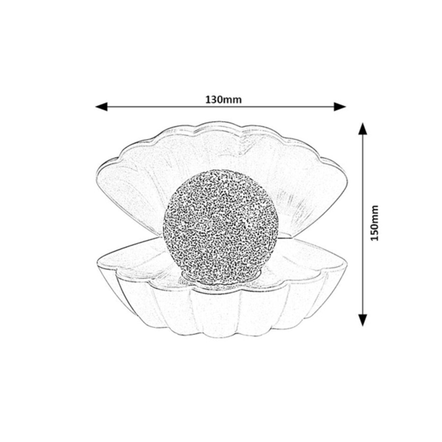Rabalux - RGB LED декоративная лампа LED/0,8W/3xAAA