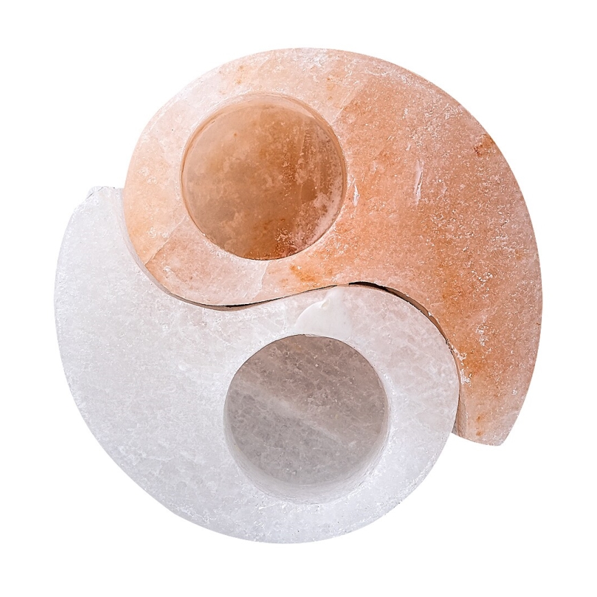 Rabalux - солевая лампа - подсвечник оранжевый/белый