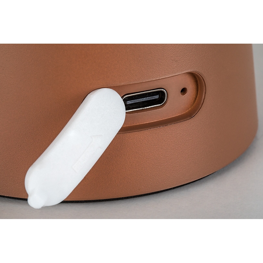 Rabalux - диммируемая сенсорная перезаряжаемая уличная LED-лампа LED/1,5W/5V IP44 1200 mAh USB коричневая