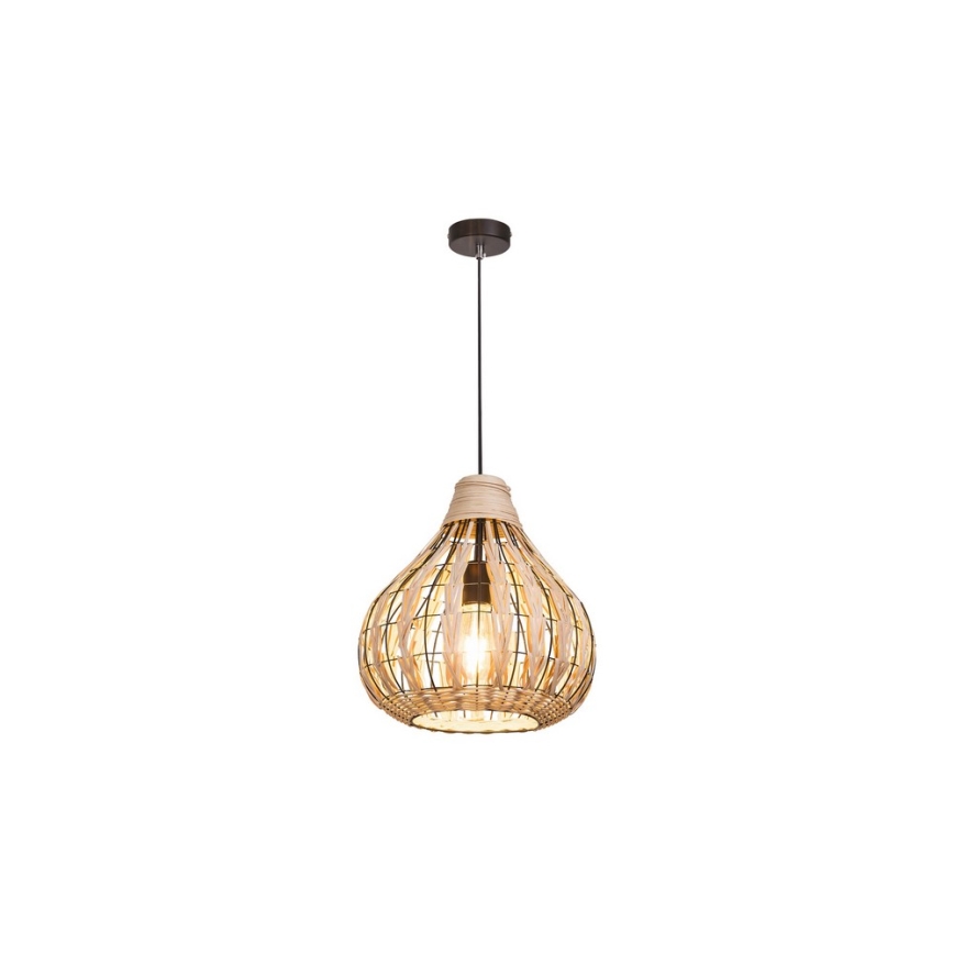 Rabalux 7604 - Подвесная люстра ZAHARA 1xE27/40W/230V ротанг