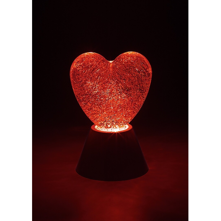 Rabalux - RGB LED декоративная лампа LED/0,8 Вт/3xAA Сердце