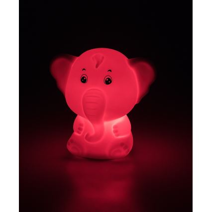 Rabalux - LED RGB сенсорний нічник LED/0,05W/1xCR2032 слон