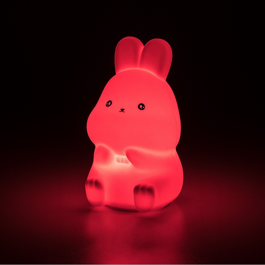 Rabalux - LED RGB сенсорний нічник LED/0,05W/1xCR2032 кролик