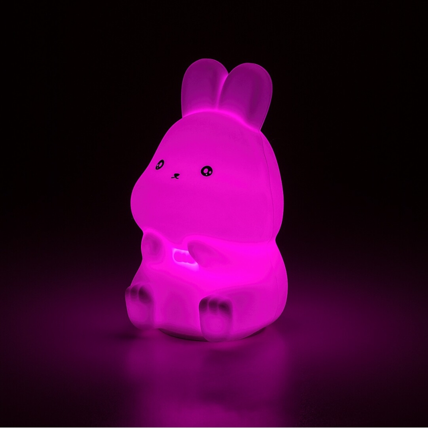 Rabalux - LED RGB сенсорний нічник LED/0,05W/1xCR2032 кролик