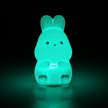 Rabalux - LED RGB сенсорний нічник LED/0,05W/1xCR2032 кролик