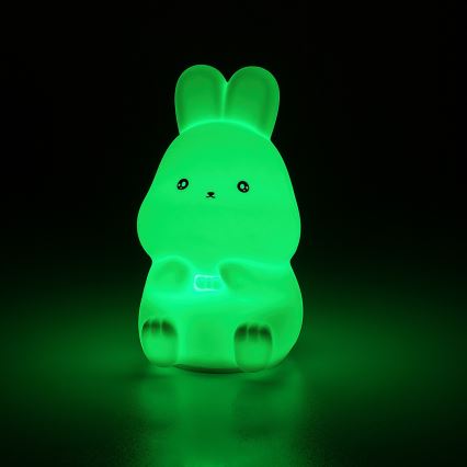 Rabalux - LED RGB сенсорний нічник LED/0,05W/1xCR2032 кролик