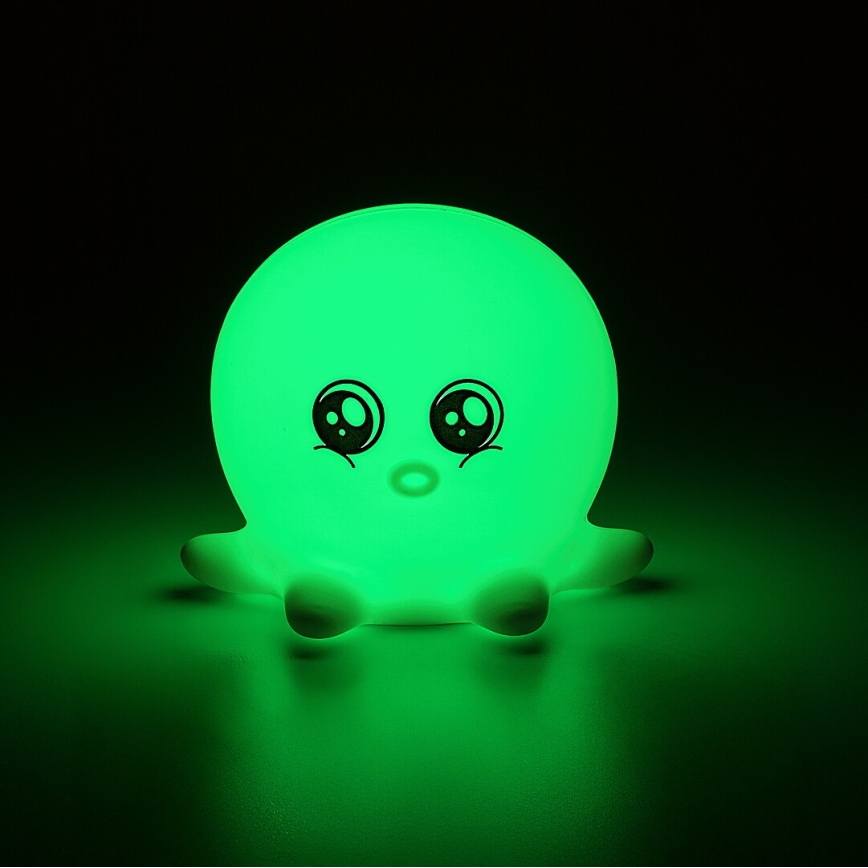 Rabalux - LED RGB сенсорний нічник LED/0,05W/1xCR2032 восьминіг