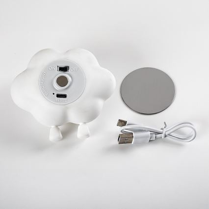 Rabalux - LED акумуляторний сенсорний дитячий нічник зі змінною яскравістю LED/2,7W/5V 200 mAh хмарка