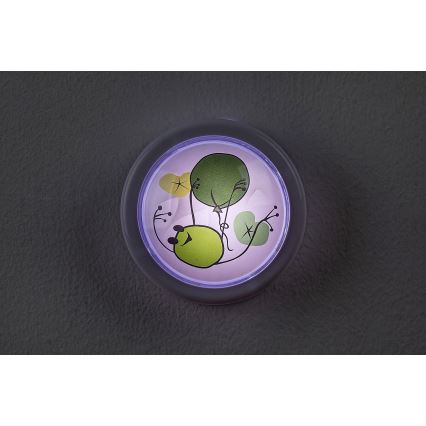 Rabalux - Светодиодный детский ночник LED/0,3W/2xAA 6000K